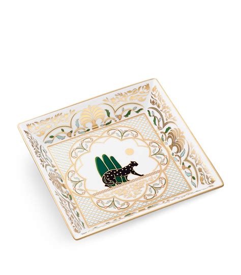 porcelain tray cartier window|Panthère de Cartier trinket tray, medium model.